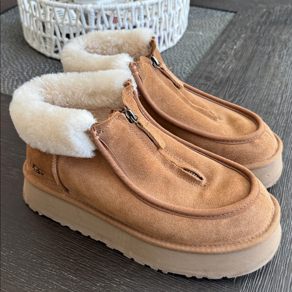 UGG Funkette Boots - Chestnut Suede (Sold Out Online)w - Picture 5 of 7